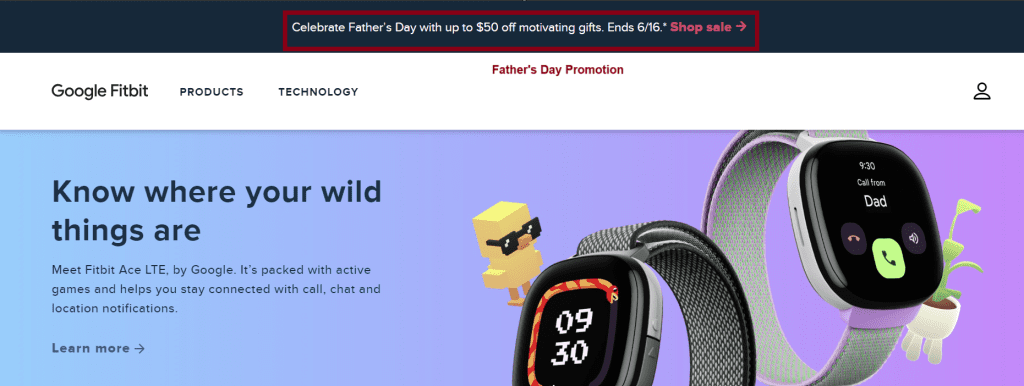 Fitbit's Father Day Sale